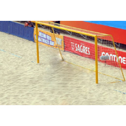 Ворота 5х2м алюминиевые 80х80 (разборные, для пляжного футбола)