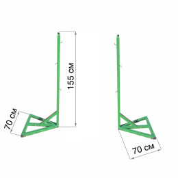 Стойки для бадминтона переносные