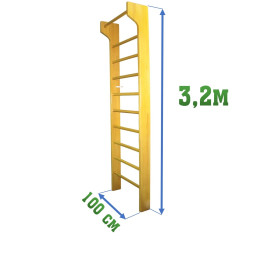 Шведская стенка 3,2х1м с выносом 